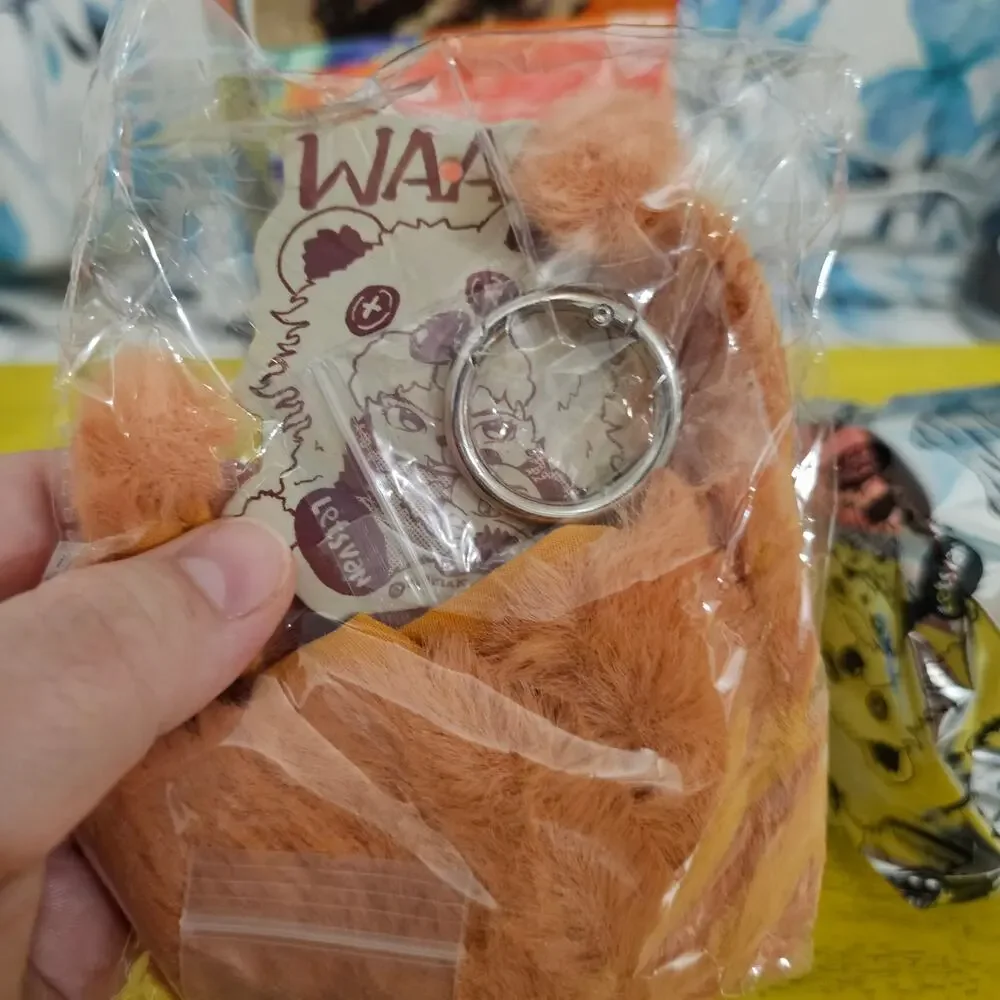 WAKUKU Fuzzy Fun Party Confirmed Box Opened Secret Hidden Play Bear Orange Brown